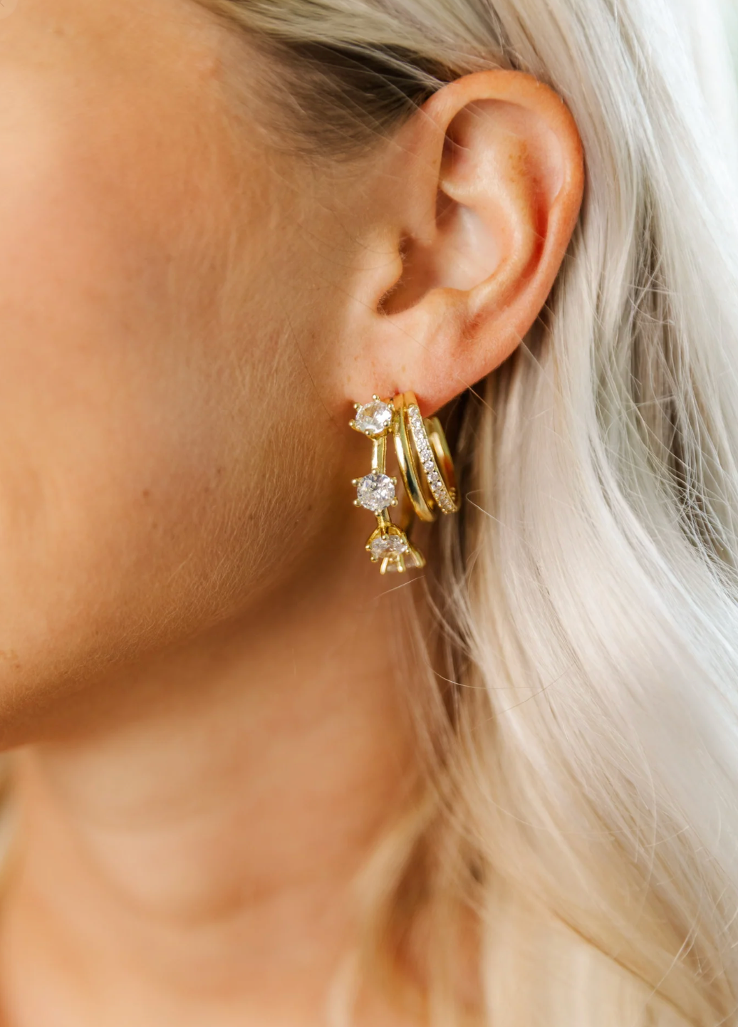 Juliana Hoops Gold
