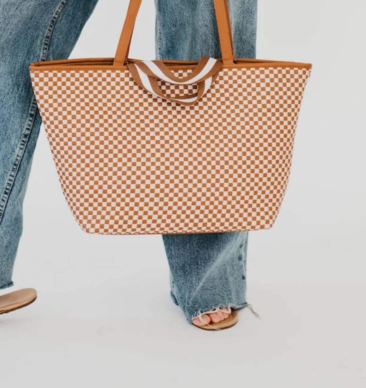 Woven Tiffany Organizer Tote Bag