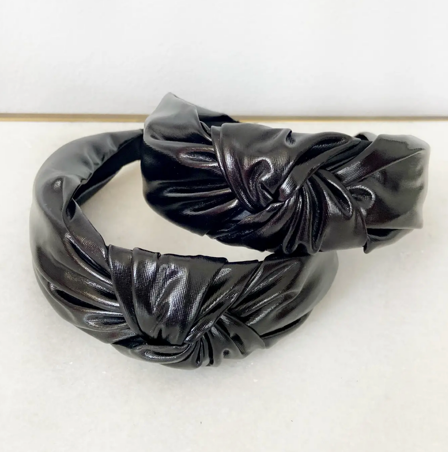 Metallic Black Headband