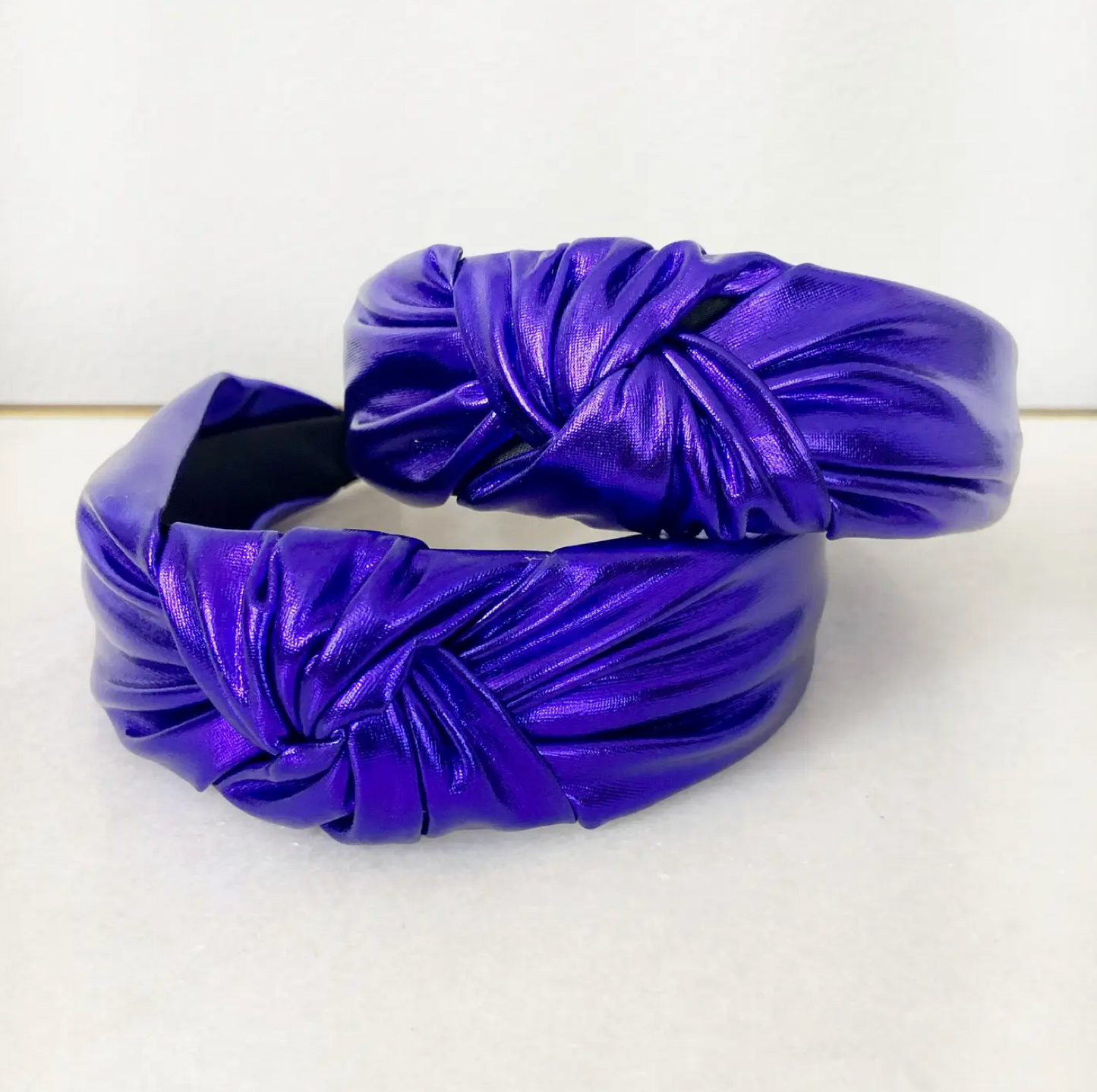 Metallic Blue Headband