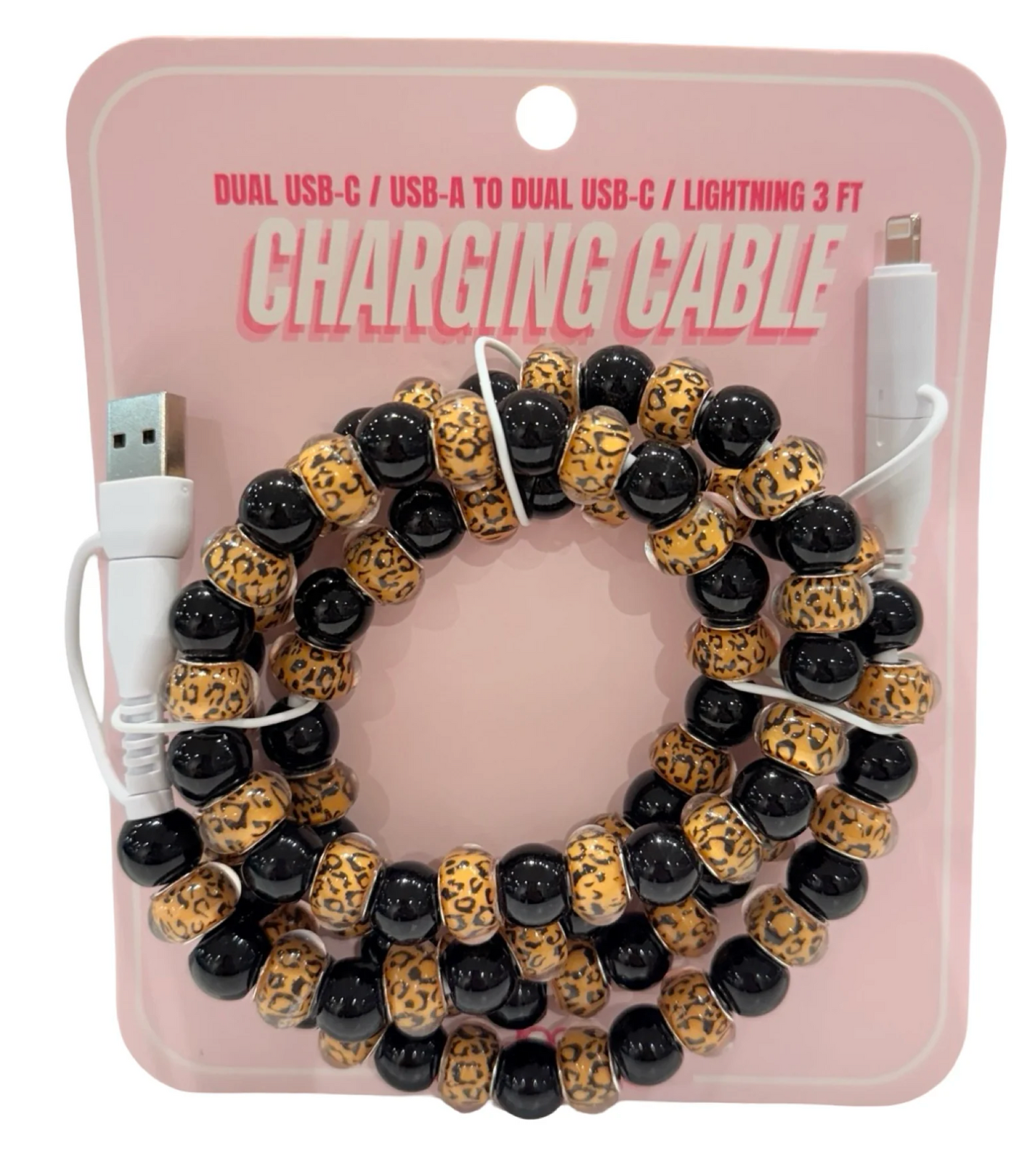 Beaded Charger Cables