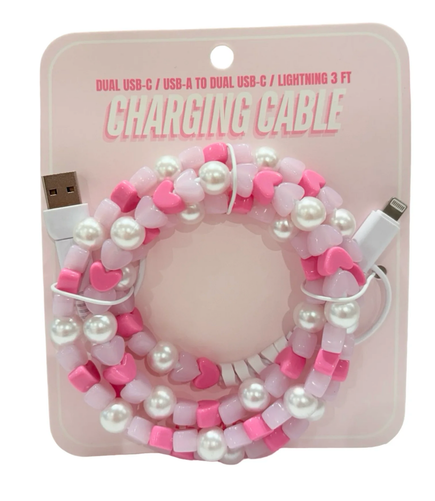 Beaded Charger Cables