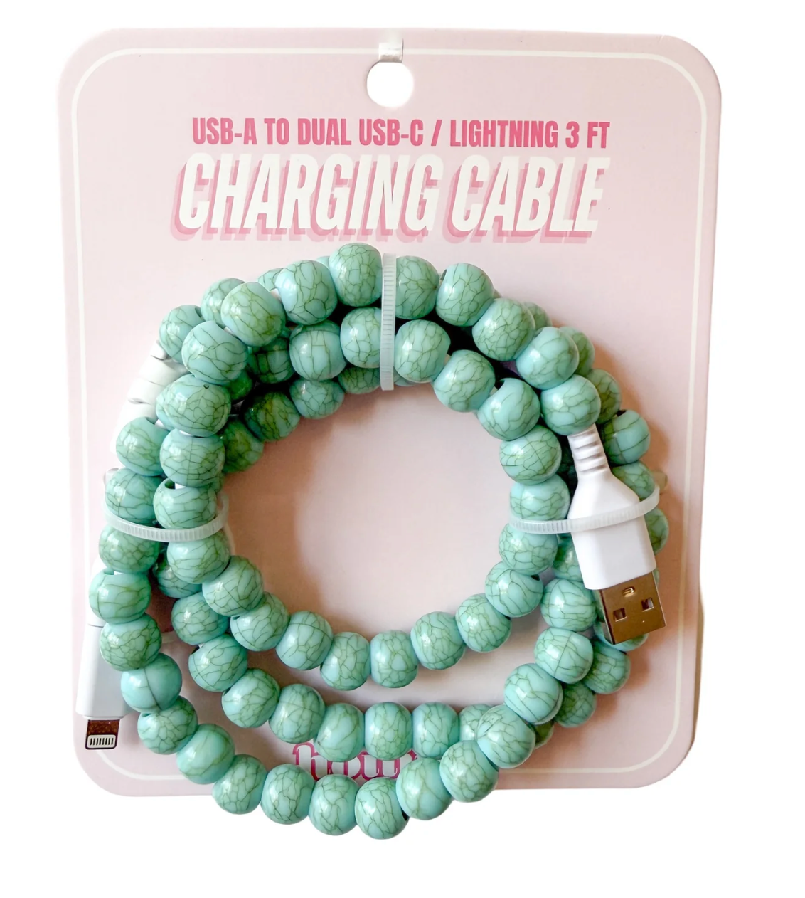 Beaded Charger Cables