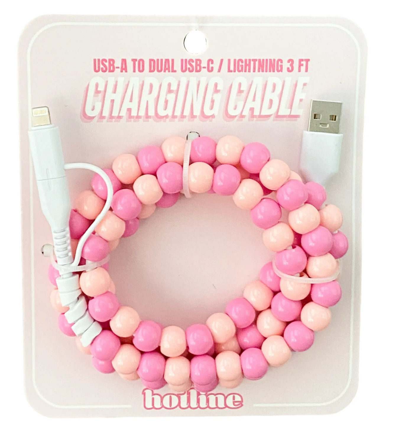 Beaded Charger Cables