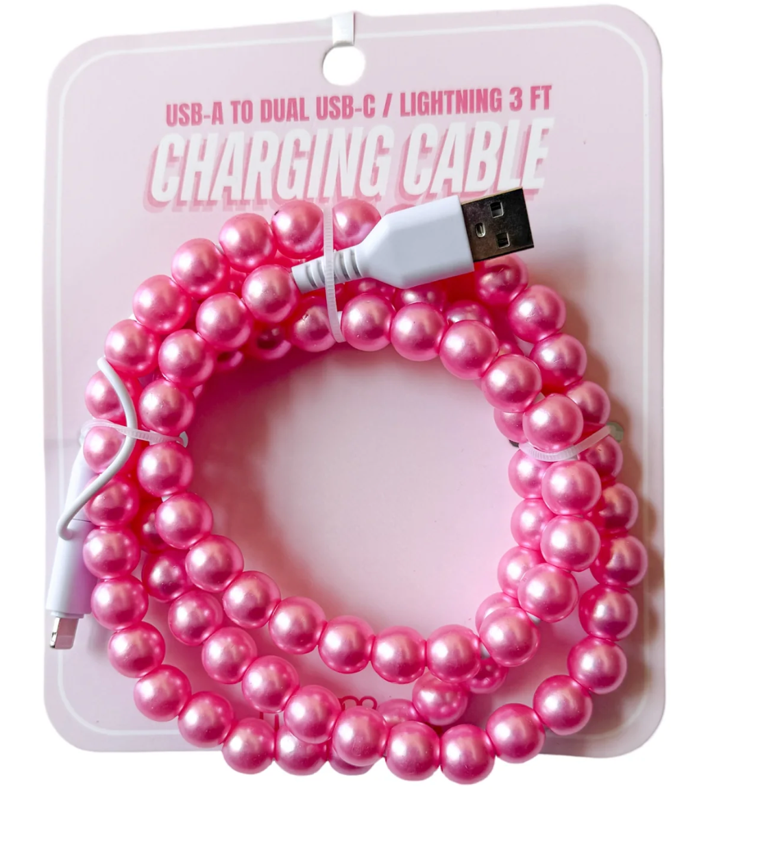 Beaded Charger Cables