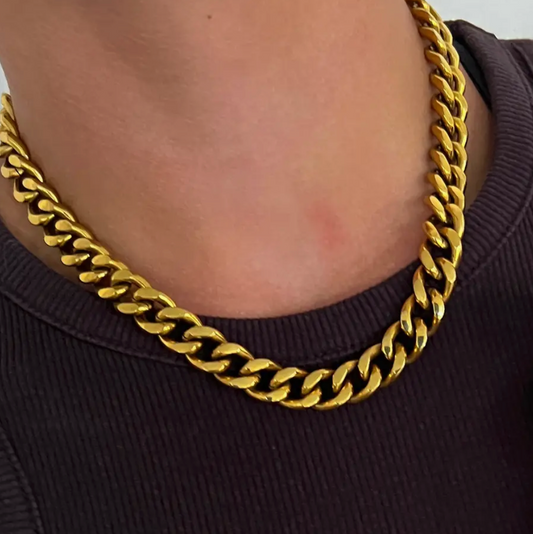CHUNKY GOLD NECKLACE