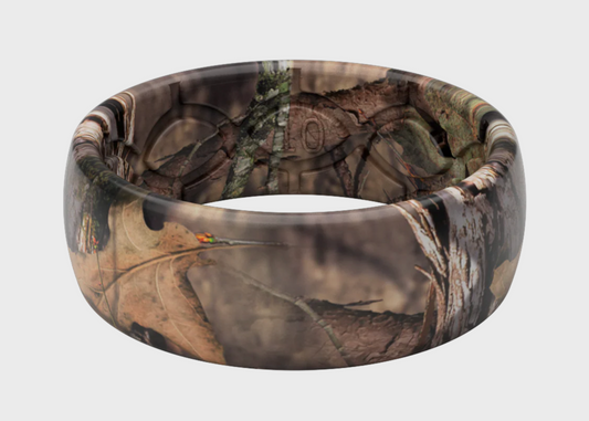 Men's Camo Mossy Oak Breakup Silicone Ring