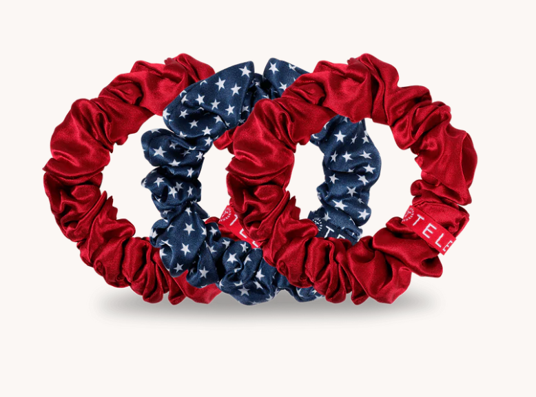 Silk Hair Scrunchies | Large | Independence Bae