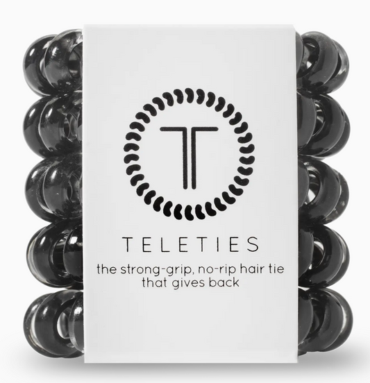Spiral Hair Coils | Tiny | Jet Black