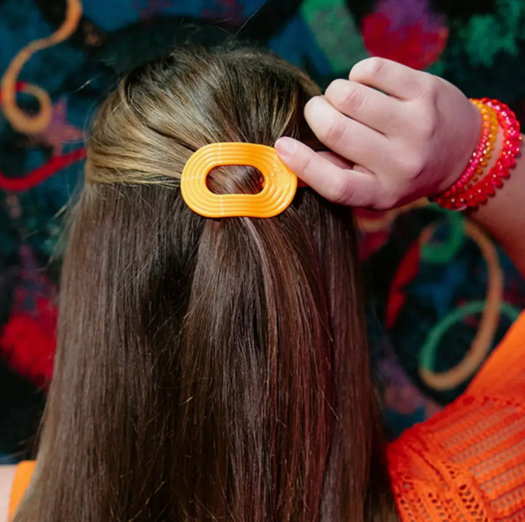Round Flat Clip | Tiny | Day Rave