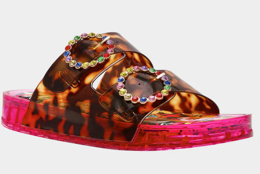 Landin Tortoise Jelly Sandal