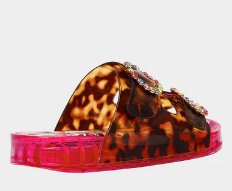 Landin Tortoise Jelly Sandal