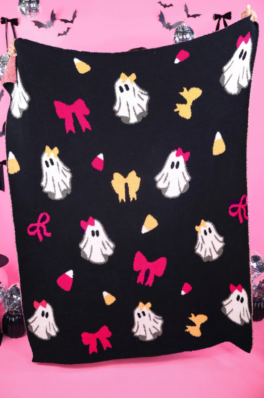 Boo-tiful Gigi the Ghost Blanket