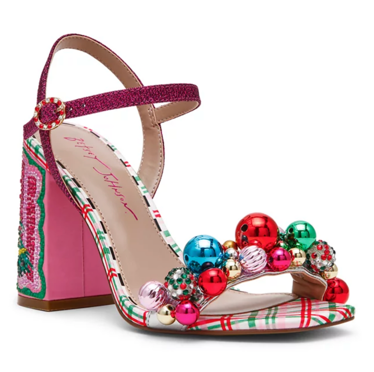 Betsy Johnson Jolly Holiday Christmas Heel