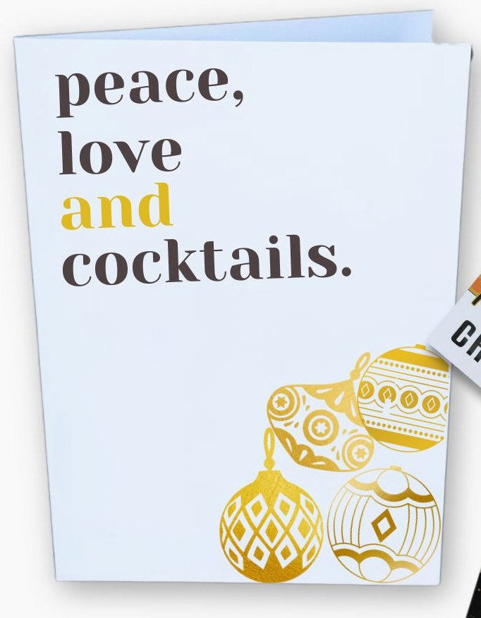 Cocktails & Cards Greeting Card