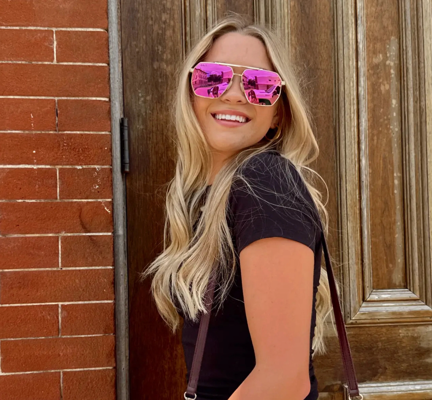 AXL Gold Pink Sunglasses