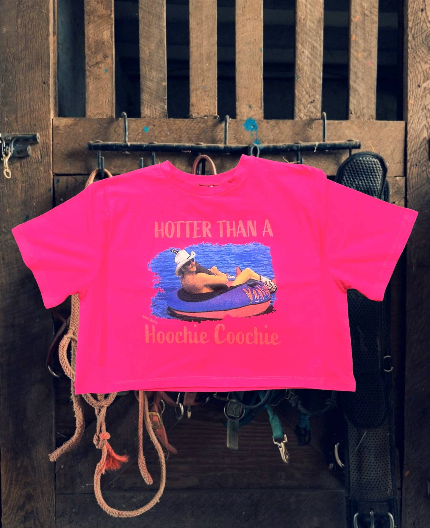 "Hotter Than a Hoochie" Crop Top