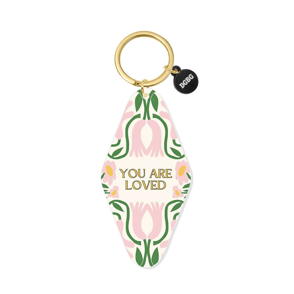 Printed Keychain "You Are Loved"