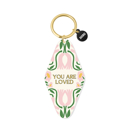 Printed Keychain "You Are Loved"