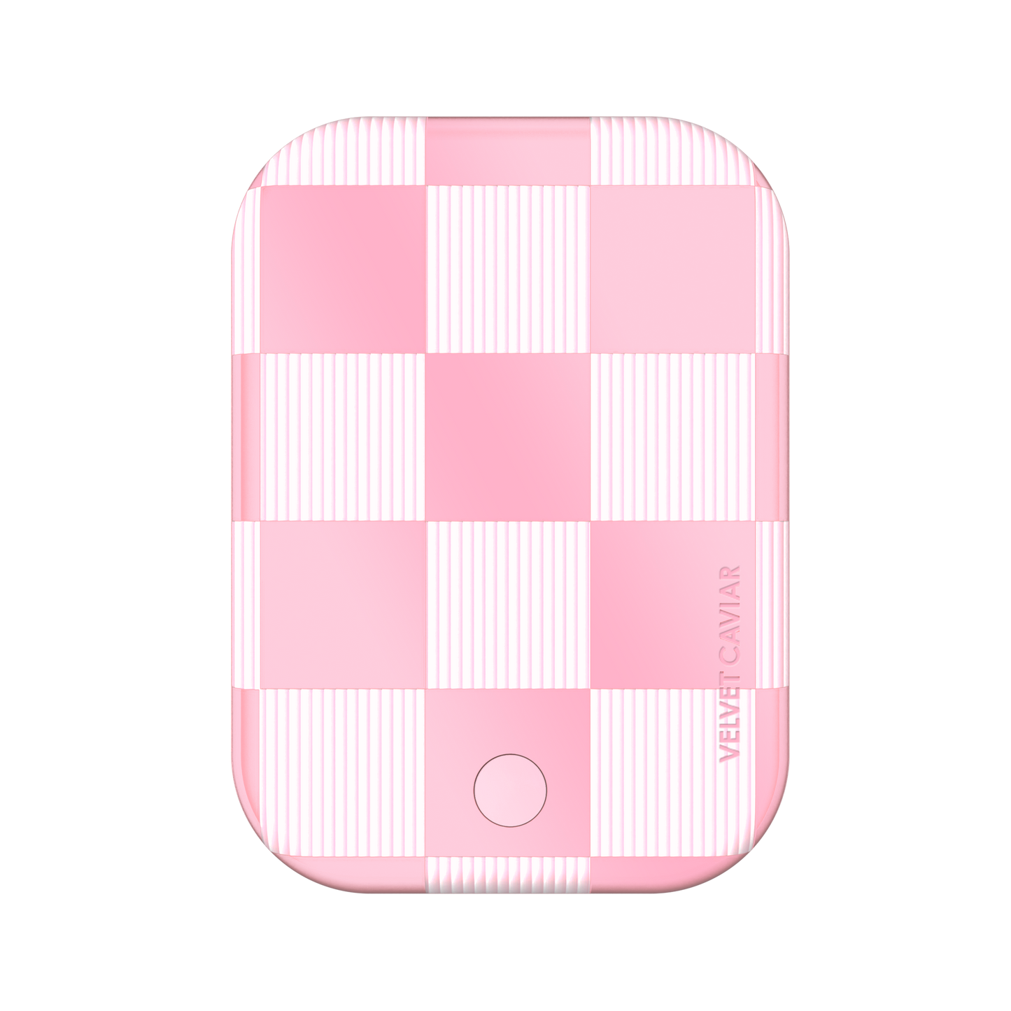 Wireless Phone Charger - Pink Vibe Checkered