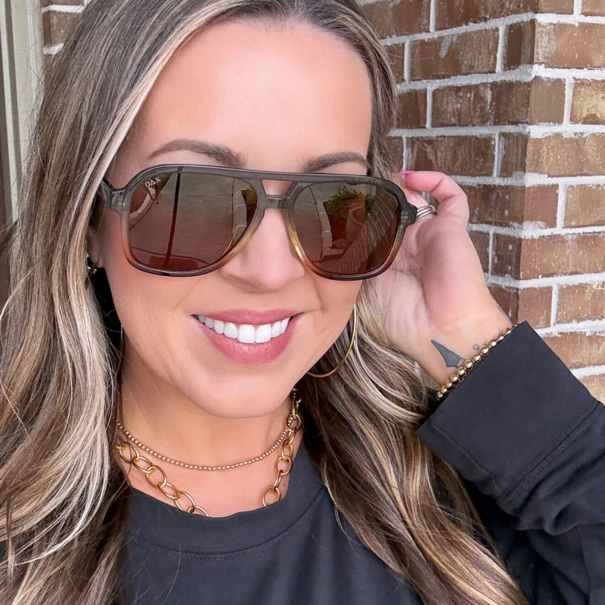 Cruz - Unisex Aviator Sunglasses – Polarized Hair