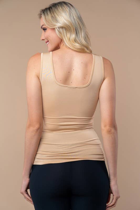 Sleeveless Solid Knit Top