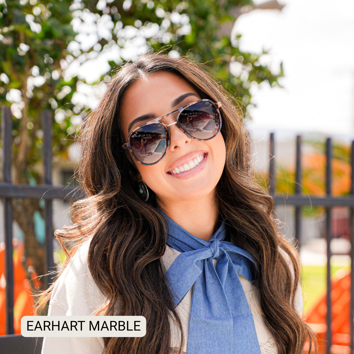EARHART - Women's Aviator Polarized Sunglasses