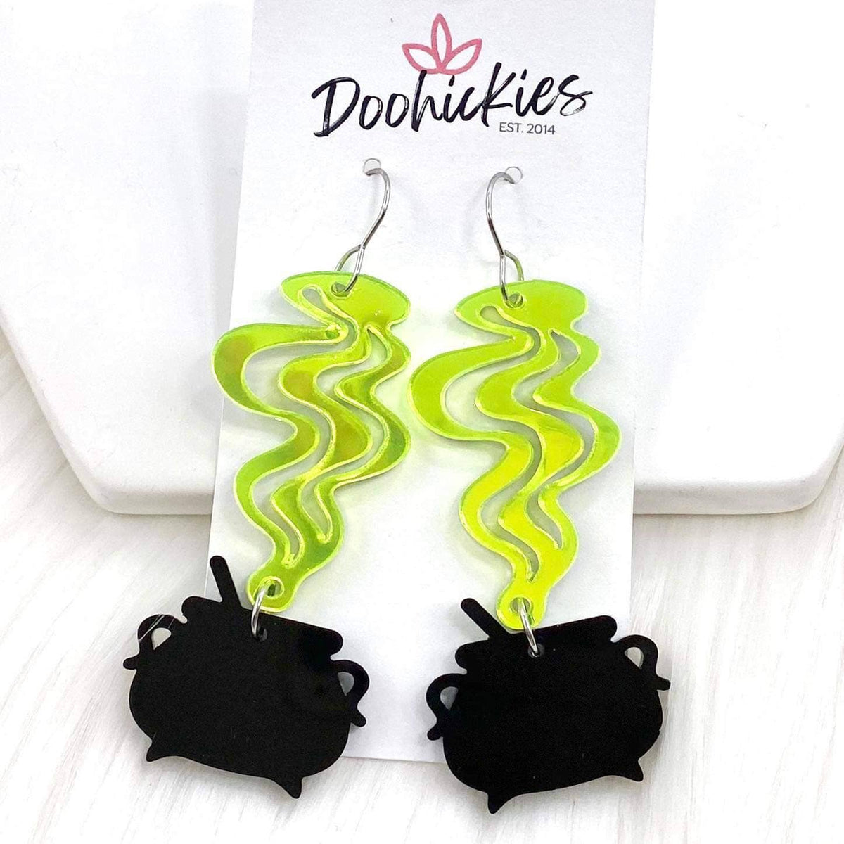 Witch's Brew Acrylics - Halloween Earrings