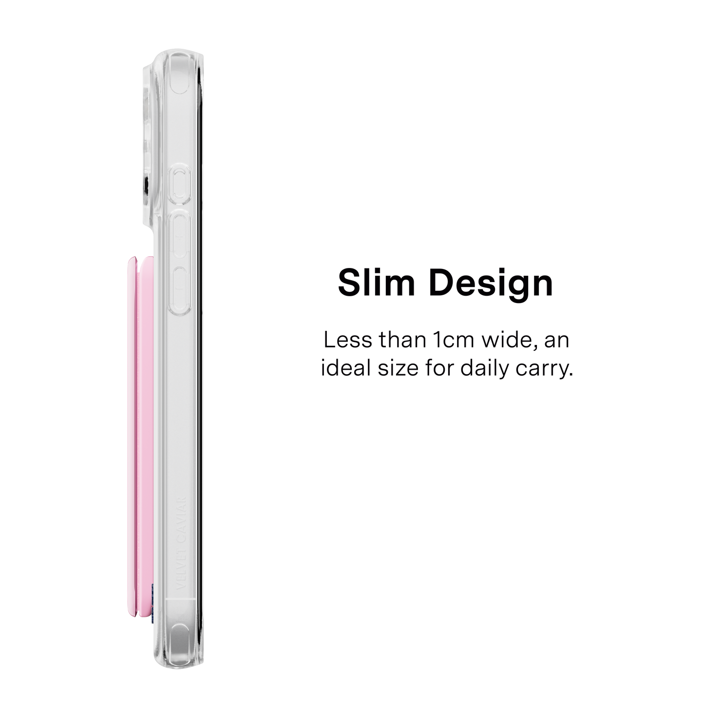Magnetic Phone Wallet - Strawberry Milk