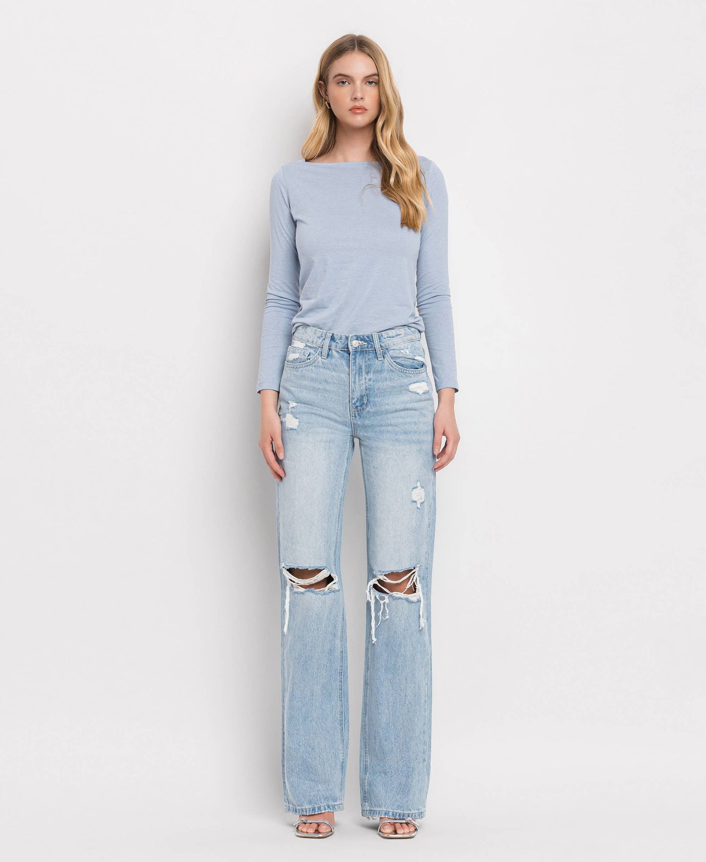 Leslie Full Length Flare Jeans