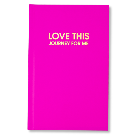 Love This Journey For Me Hardcover Daily Journal Bright Fuchsia