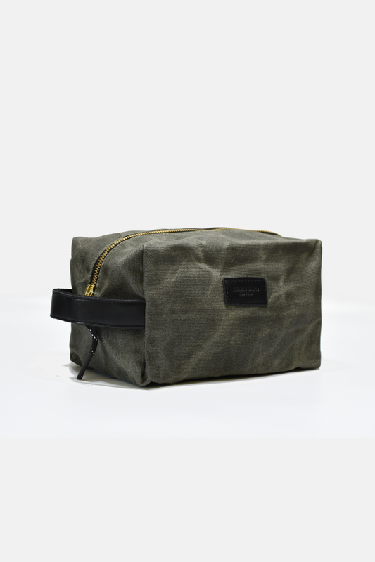 Waxed Canvas Toiletry Bag 2.0
