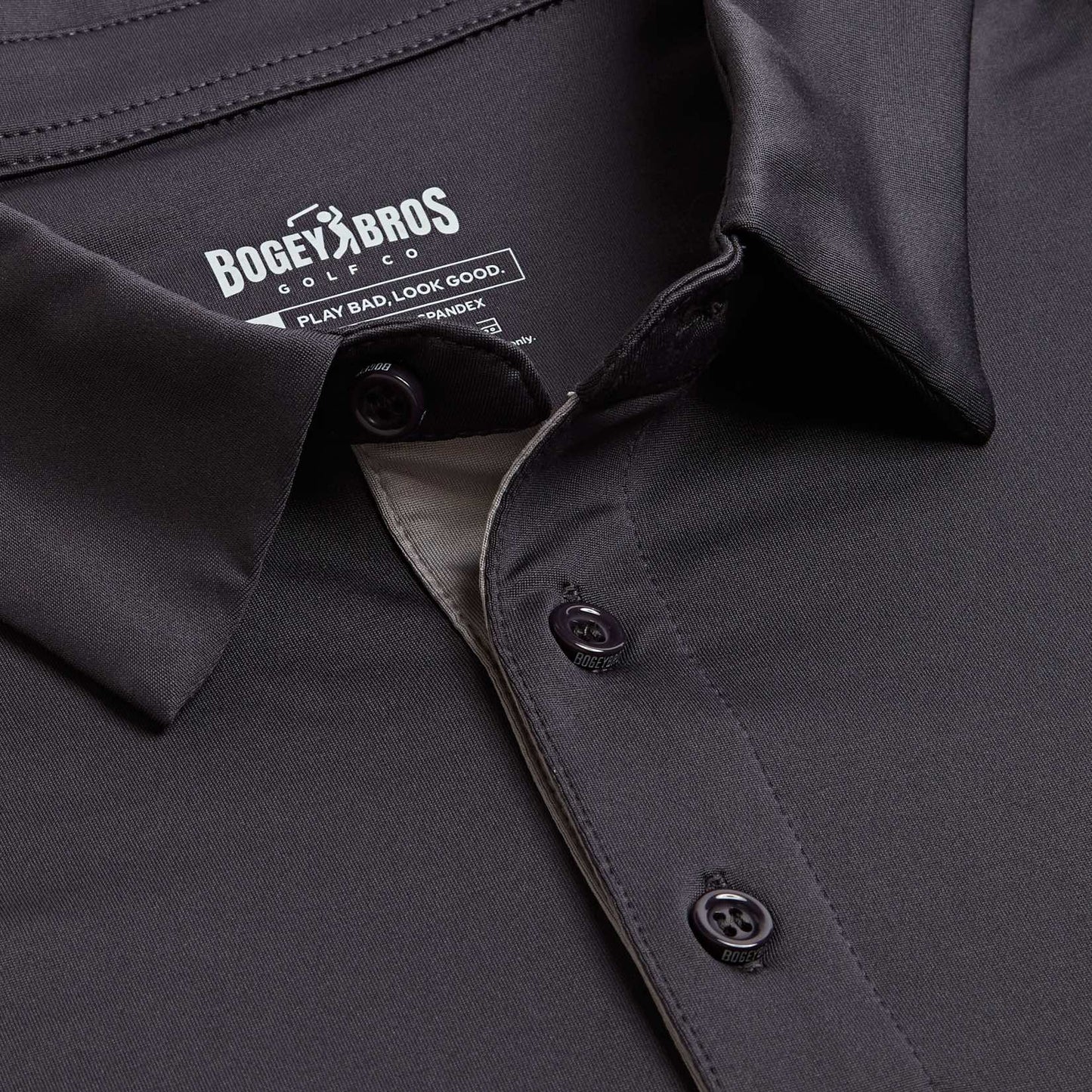 Solid Charcoal - Polo