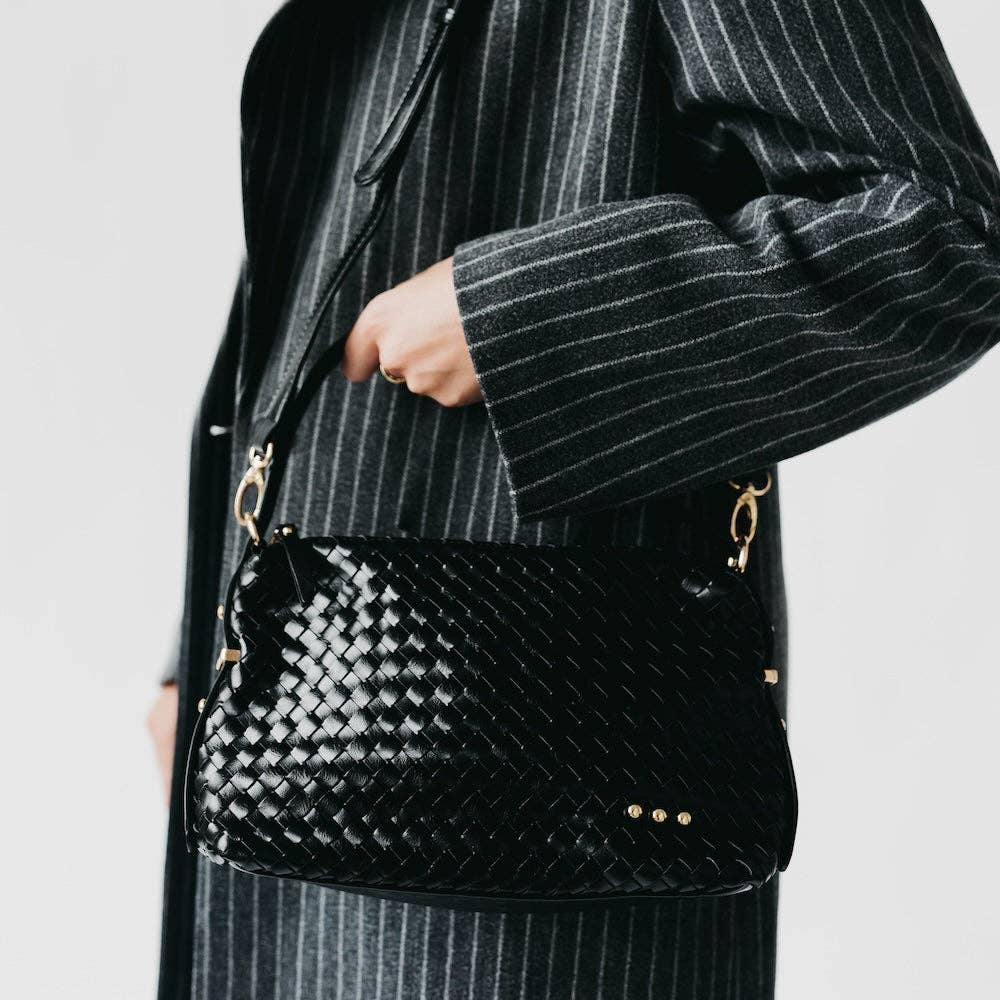 Harper Hobo Woven Shoulder Bag