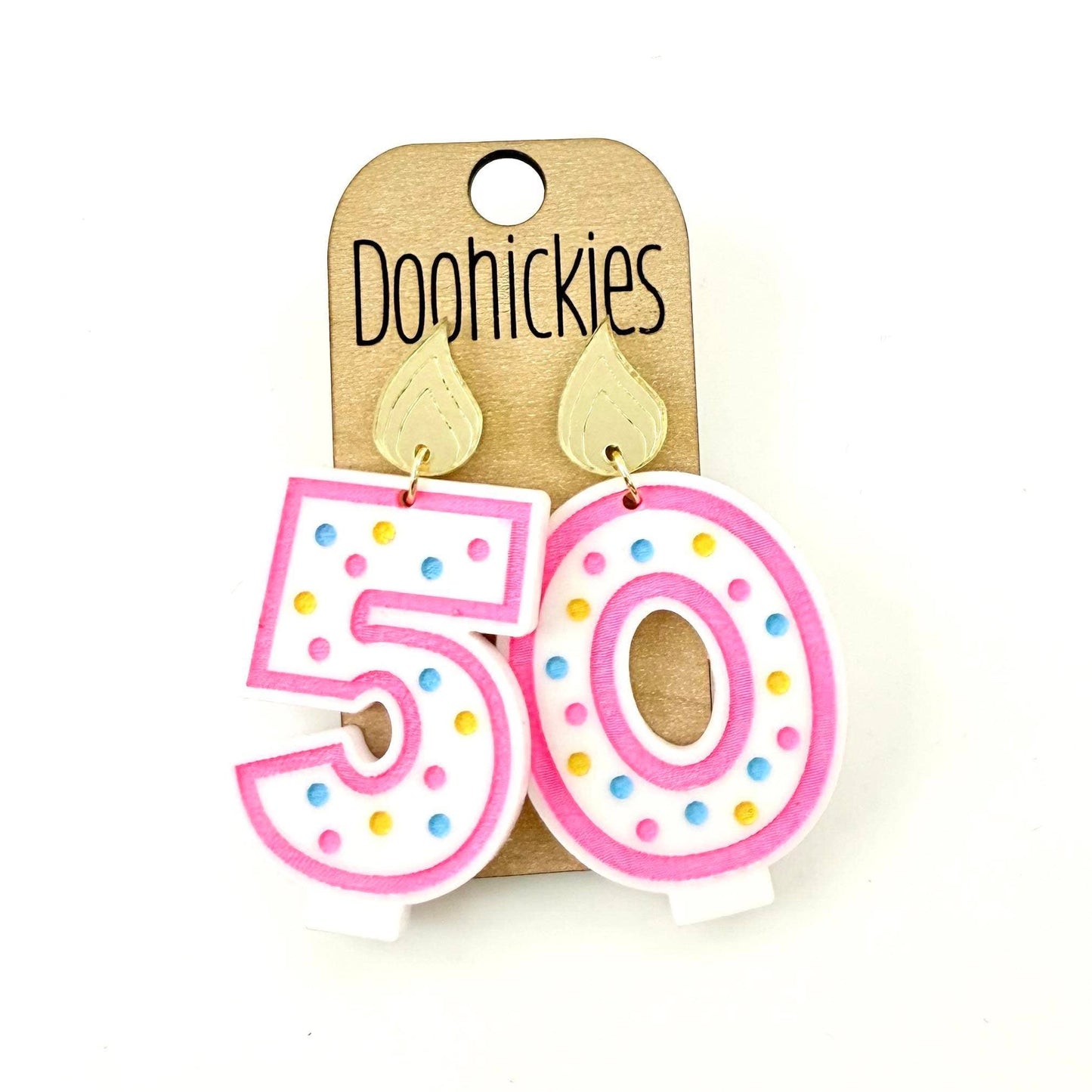 Birthday Candle Earrings