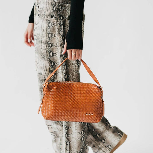 Harper Hobo Woven Shoulder Bag