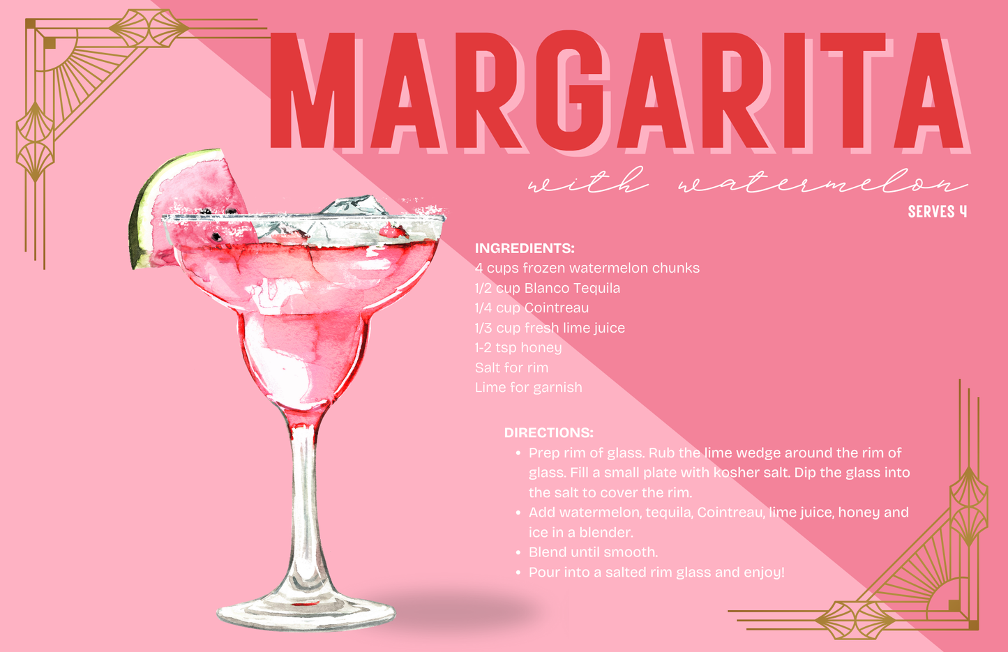 11 x 17 COCKTAILS VOL 2 Insert Set of 10