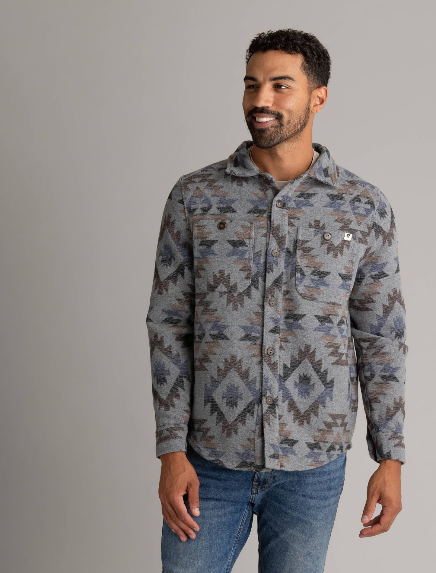 Men's Shay Faux Wool Shacket