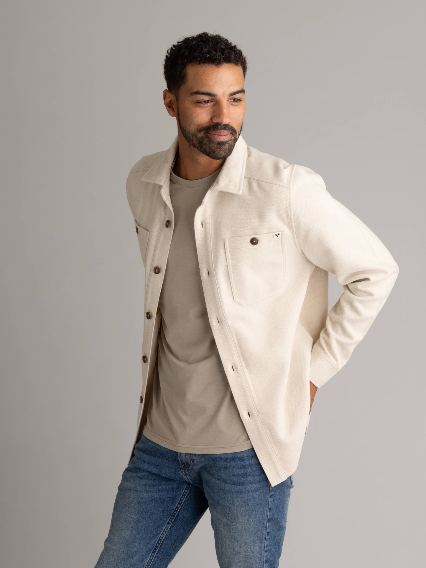 Men's Shay Faux Wool Shacket