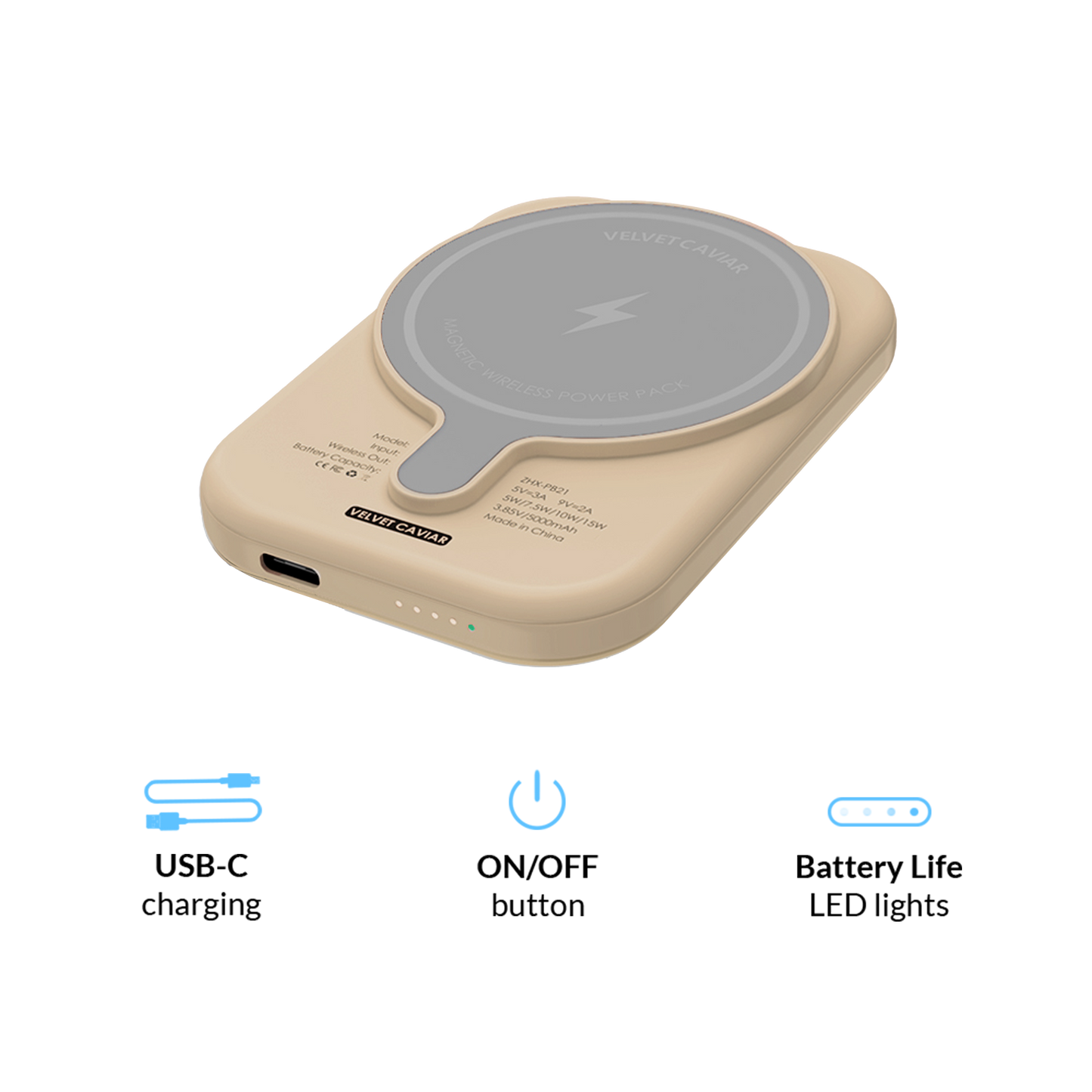 Wireless Phone Charger - Nude Vibe Checker