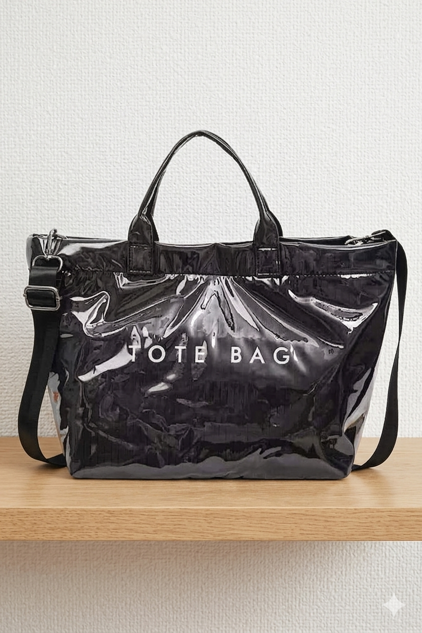 Black TOTE BAG w/Strap