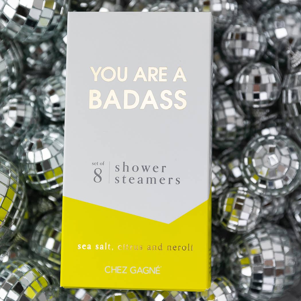 "You Are A Badass" Shower Steamers - Sea Salt, Citrus & Neroli - Set of 8