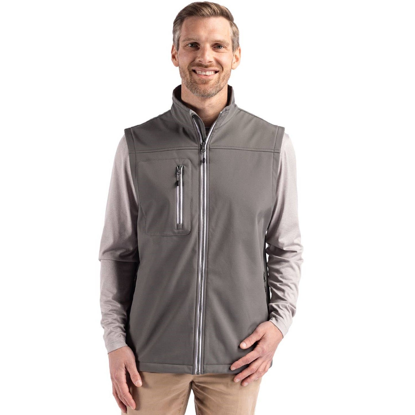 Clique Telemark Eco Stretch Full Zip Mens Vest