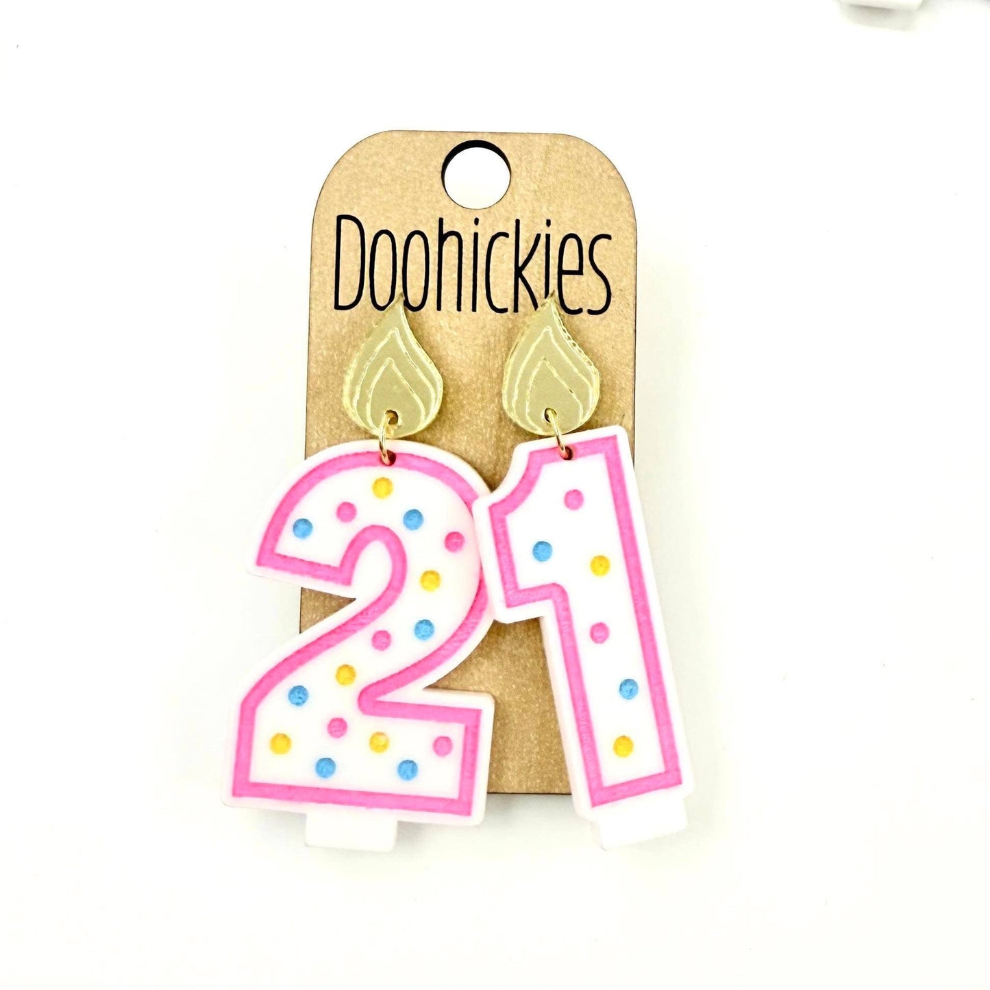 Birthday Candle Earrings
