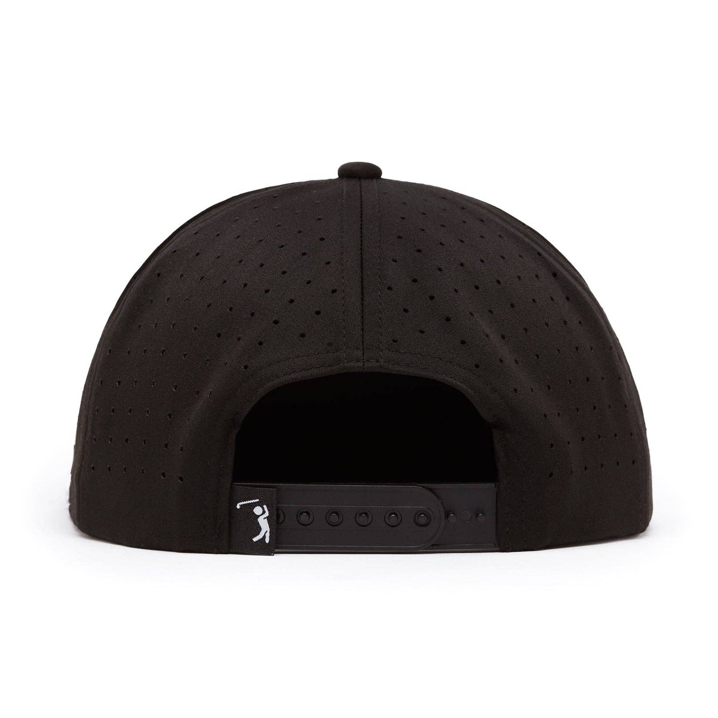 Bogeyman Stamp Black - Unstructured Flat Bill Hat - Snapback