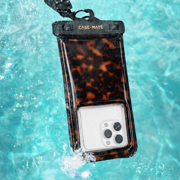 Case-Mate Tortoise Shell Waterproof Floating Phone Pouch