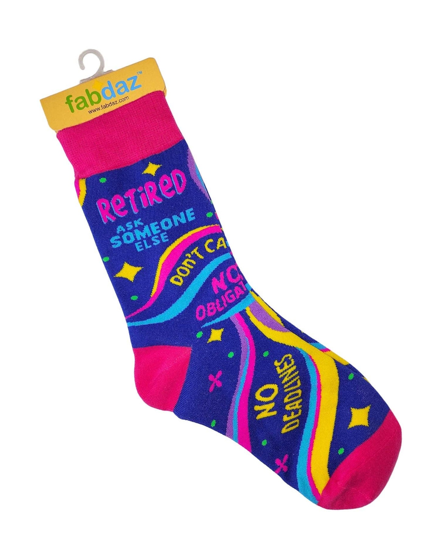 Retired Ask Someone Else Women's Novelty Crew Socks