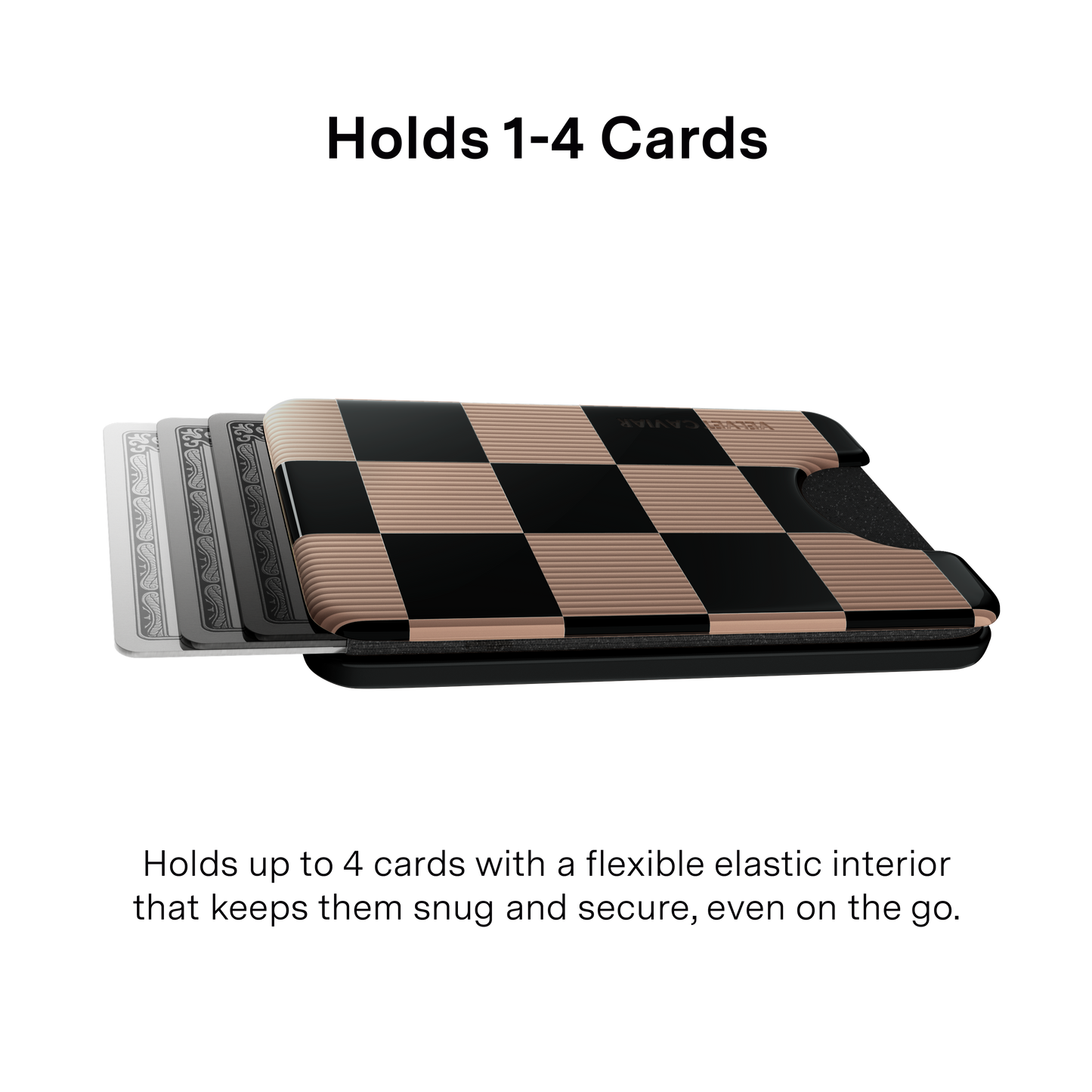 Magnetic Phone Wallet - Mocha Vibe Checker