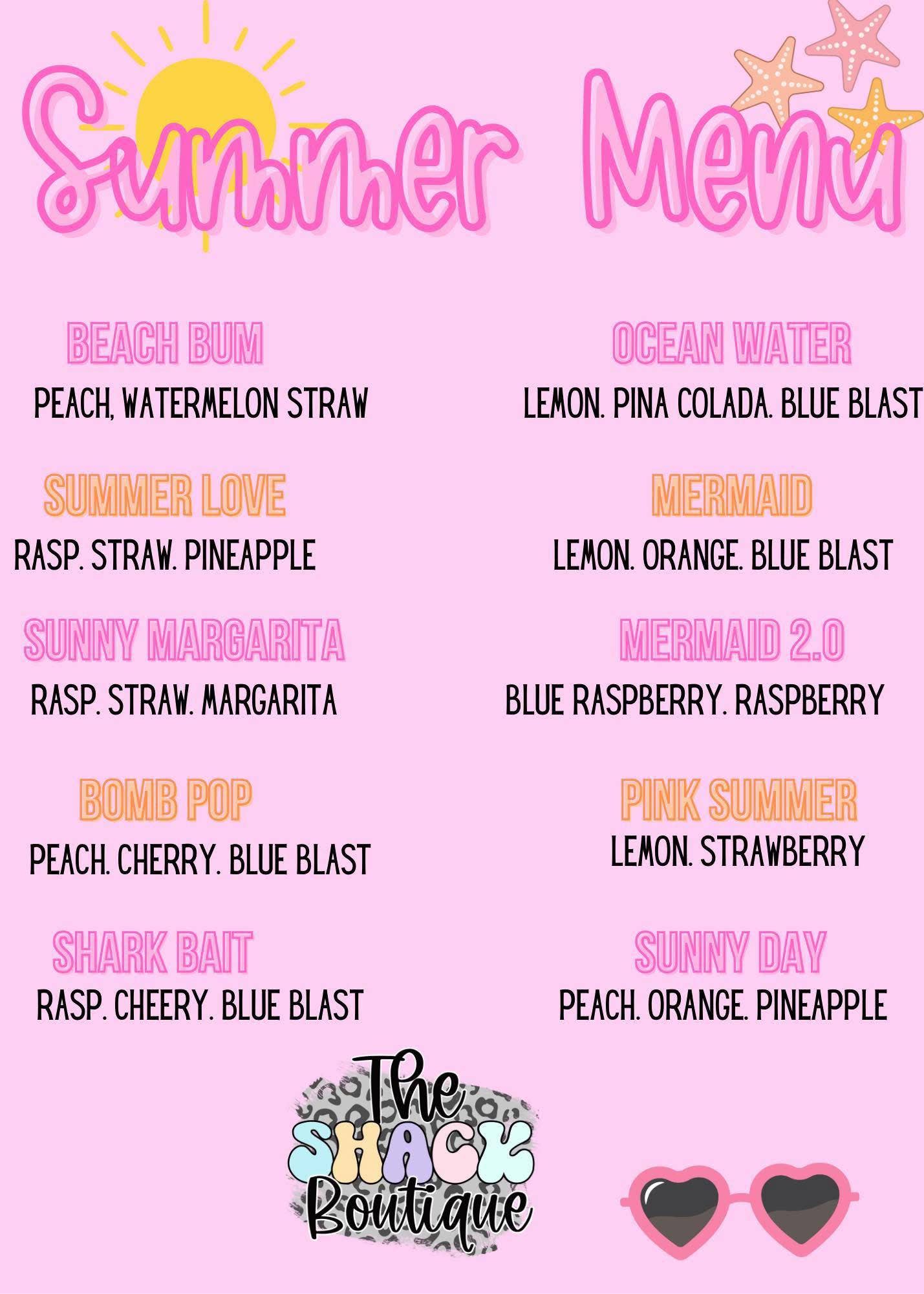 Summer Menu
