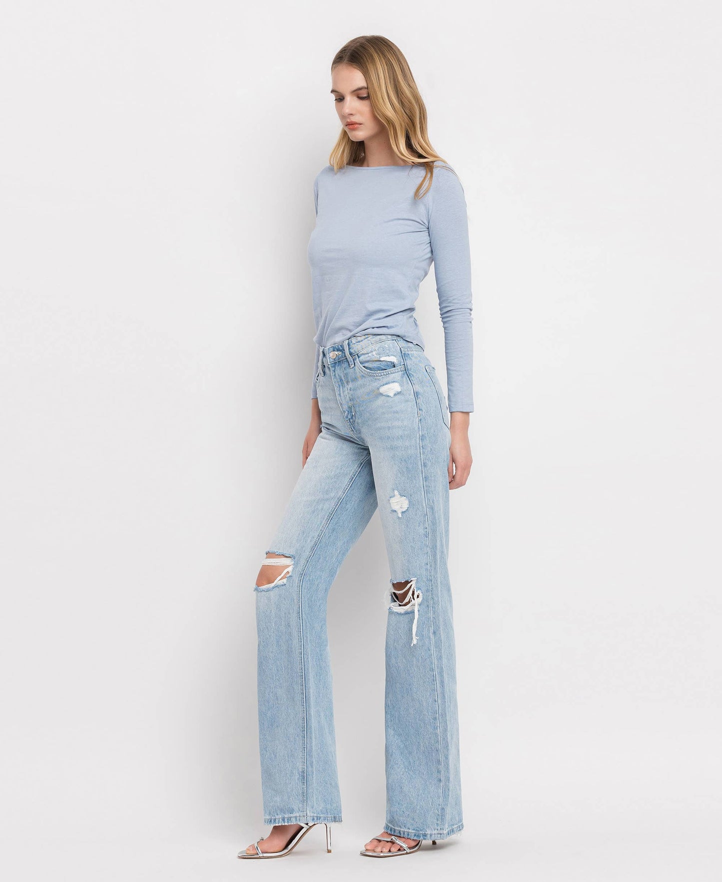 Leslie Full Length Flare Jeans